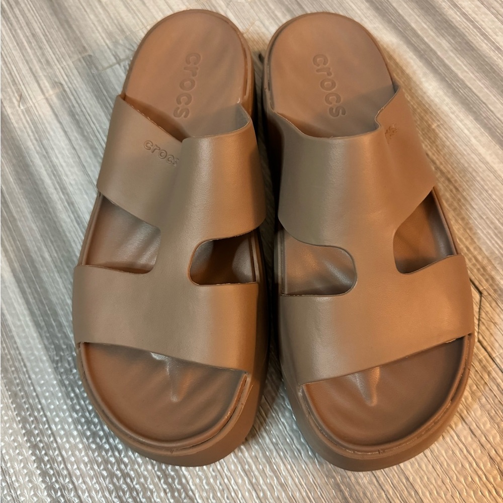 CROCS WOMENS GETAWAY H-STRAP SLIDE